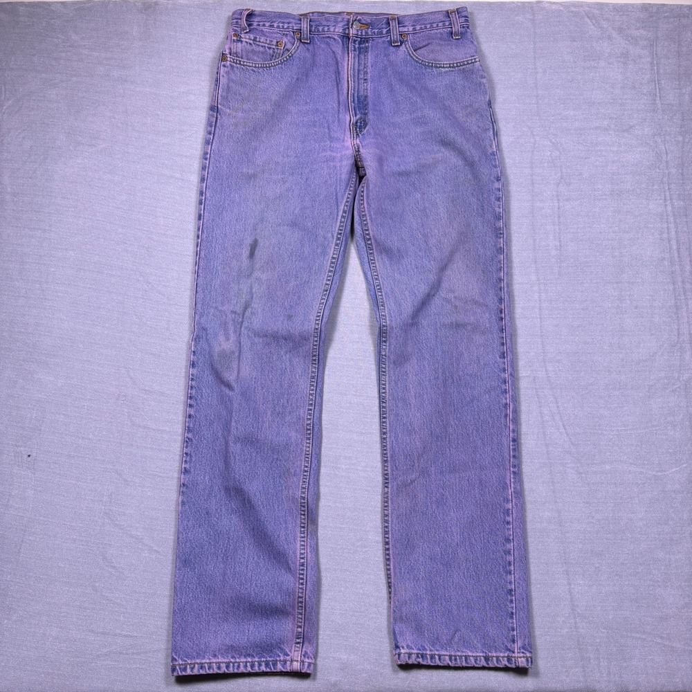 Vintage Levi Strauss 505 Mens Jeans 36x36 Blue Denim‎ Straight Leg Casual Pants